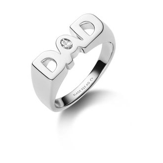 Maria Black Rings, unisex, Gray, 52 MM, DAD Royal Ring