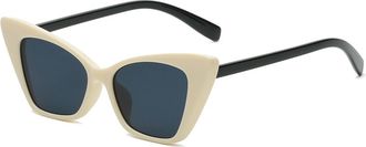 Generic Mens Outdoor Commuter Sunglasses Womens Party Driving Sun Glasses(Beige)
