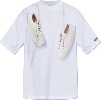 Moschino T-Shirts - Dames - T-shirts - Wit - M - Tops