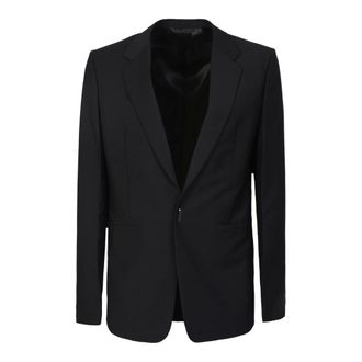 Givenchy Classic Black Blazer with Modern Twist - male - Givenchy - Blazers - Black - XL - Jackets