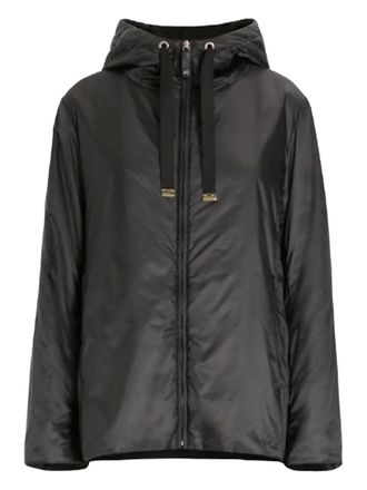 Max Mara Greenh hooded jacket - women - Polyester/Polyester - 42 - Black