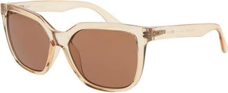 Serengeti Eyewear Accessoires, Dames, Beige, ONE Size, Beige Dames Zonnebril Rechthoekige Stijl