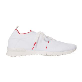 Kiton Sneakers, male, White, Size: 11 1/2 US Fits Sneakers Cotone