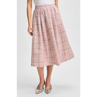 Isaac Mizrahi New York Tweed Midi Skirt in Multi at Nordstrom Rack, Size 12