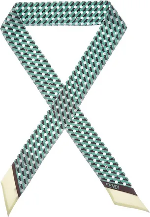 Fendi Fendi Wrappy Silk Scarf