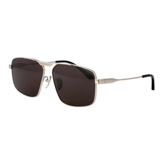 Balenciaga Bb0418Sk Zonnebril - Heren - Accessoires - Grijs - Maat: 62 MM