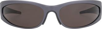 Balenciaga 77mm Novelty Sunglasses in Grey Grey Grey at Nordstrom Rack