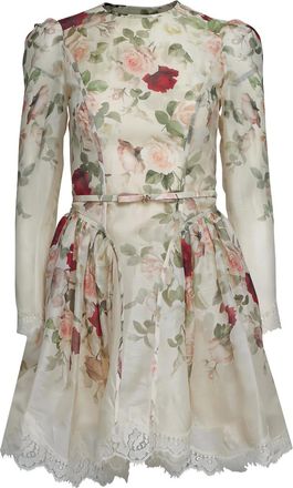 Zimmermann Abito corto Story a fiori - Toni neutri