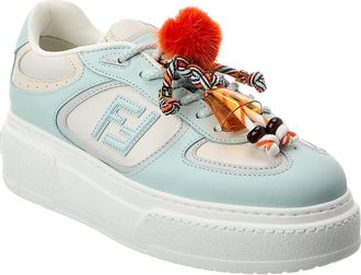 Fendi Fendi Match Leather Platform Sneaker