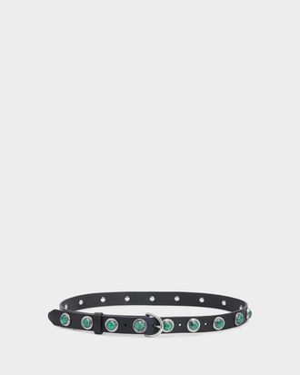 Rag & Bone Celia Stud Leather Belt