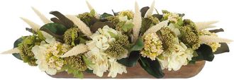 Creative Displays Inc. Handmade 24 Fall Wreath Arranged With Ranunculus, Eucalyptus & Pampas