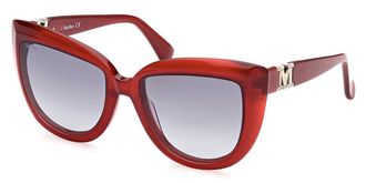 Max Mara MM0029 66B Womens Sunglasses Red Size 56