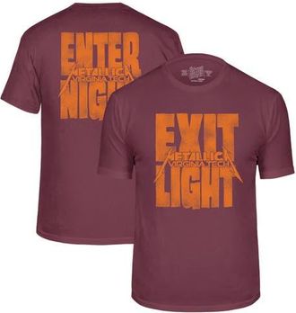Retro Brand Mens Original Retro Brand Maroon Virginia Tech Hokies Metallica Retro T-Shirt at Nordstrom, Size Xx-Large