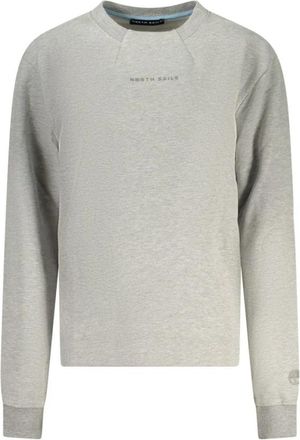North Sails Cotton Sweatshirt - Dames - Sweatshirts - Grijs - M - Katoen - Hoodies & sweatvesten