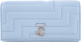Jimmy Choo London Martina JC Emblem Nappa Leather Continental Wallet