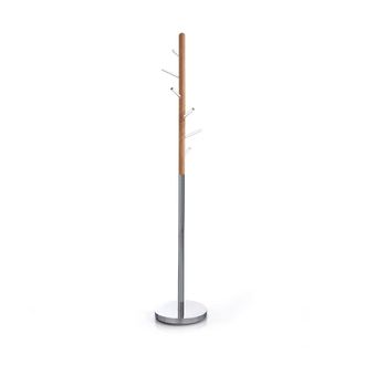 tomasucci Pin coat rack, brown/clear