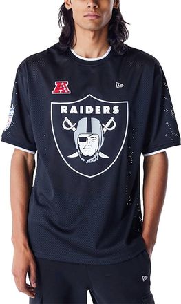 New Era NFL Mesh Las Vegas Raiders Mens T-Shirt, black, L