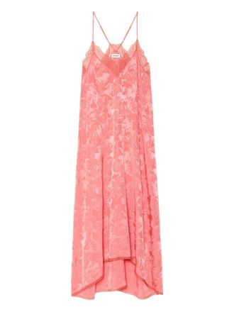 Zadig&Voltaire horses lace midi dress - Pink