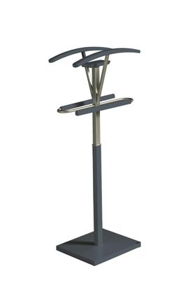 HERDASA Gal&aacute;n de noche doble de madera de haya grafito 110x47x34 cm