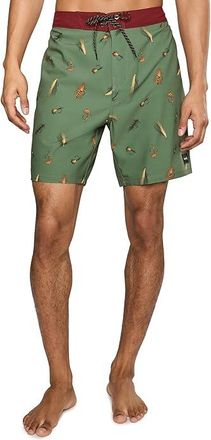 Hurley Phantom Eco Classic Boardshort 18 Mens Swimwear Malverde : 26, Elastane/Polyester