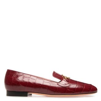 Bally Obrien Croc-Embossed Leather Loafers