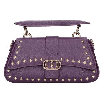 La Carrie Tassen.. Paars - Dames - Handtassen - Paars - ONE Size - Leer - Tassen