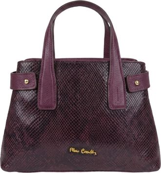 Pierre Cardin Handtas - Dames - Handtassen - Rood - ONE Size - Leer - Tassen