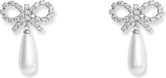 Self Portrait Silver Brass Earrings-Donna