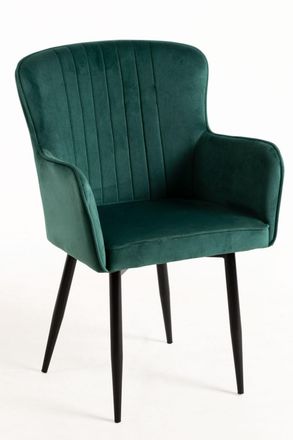 Regalos Miguel Pack 2 Sillas color verde en terciopelo