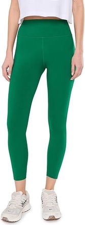Nike High-Waisted 7/8 Leggings with Pockets Womens Workout Malachite/White : 2XL (US 20-22), Polyester/Spandex
