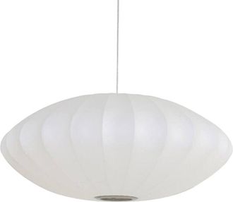 Light & Living L&aacute;mpara Colgante - Feline - Blanco - Textil - &Oslash; - Light&living