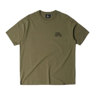 by Parra Tops, Heren, Groen, XL, Katoen, Waiting For You T-Shirt
