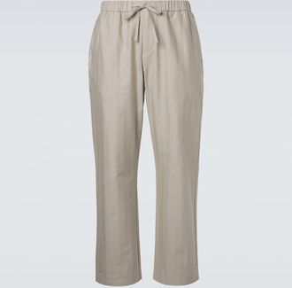 Frescobol Carioca Rocha cotton twill wide-leg pants