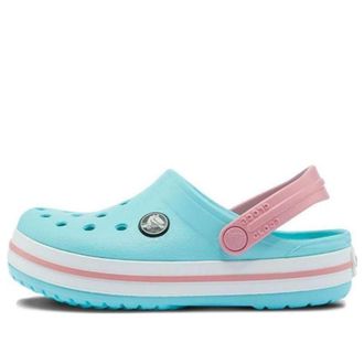Crocs (TD) Crocs Crocband Clogs Blue Pink 207005-4S3