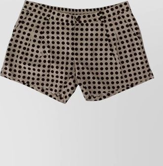 Dolce & Gabbana polka dot tailored shorts