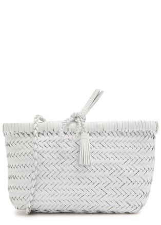 Dragon Diffusion Minsu Woven Leather Cross-body bag - White - One Size
