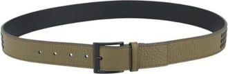 Burberry Pre-owned Belts, female, Green, Size: ONE SIZE Pre-owned Leather Belt