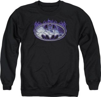 Gildan Batman Cracked Shield Adult Crewneck Sweatshirt