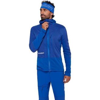 Mammut Eiger Nordwand In Flex Air Hybrid Hooded Jacket - Mens in Eiger Blue at Nordstrom, Size Medium