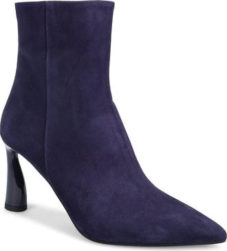 Ron White Danita Pointed Toe Bootie in French Navy at Nordstrom, Size 10-10.5Us