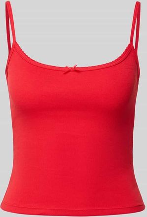 Review Tr&auml;gertop mit Schleifen-Detail in Kirsche, Gr&ouml;&szlig;e L