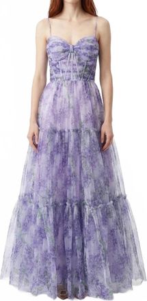 Juliet Long Formal A-Line Prom Dress In Lilac