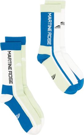Martine Rose Sports socks (pack of two) - Blue