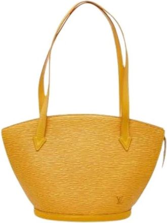 Louis Vuitton Pre-owned Shoulder Bags, female, Yellow, Size: ONE SIZE Pre-owned Shoulder Bag