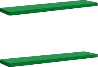 vidaXL Cojines Para Banco De 2 Piezas Vught 2 Uds. 100% Poli&eacute;ster Vidaxl