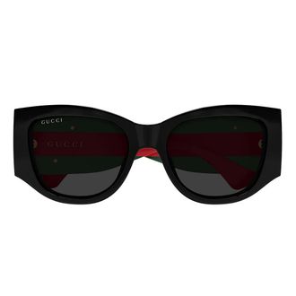 Gucci Sunglasses Gg2115 S 001 Black Green/Grey Women