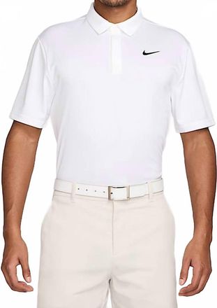 Nike Mens Golf Polo Shirt In White
