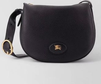 Burberry check leather shoulder bag