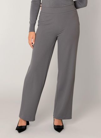 Base Level Treggings BASE LEVEL Yarah, Damen, Gr. 36, L&auml;nge 30, grau (dunkelgrau), Web, Obermaterial: 97% Polyester, 3% Elasthan, unifarben, loose fit lang, Hose