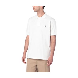 Polo Ralph Lauren Polo Shirts, male, White, Size: S Classic Fit Polo Shirt
